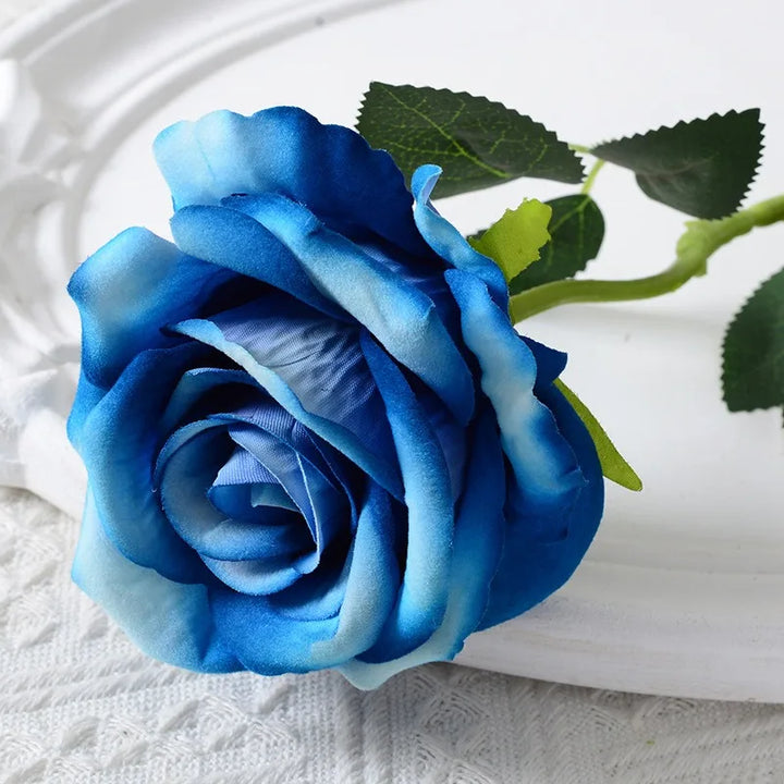 20 pieces Realistic Velvet Silk Rose Bouquet