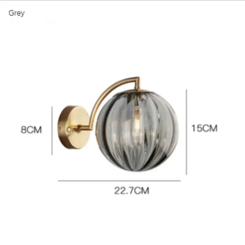colourful Glass Modern Wall Lamp