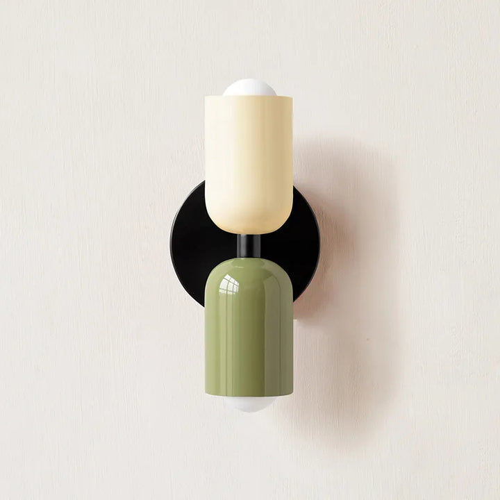 Double Head Wall Lamp Black Base