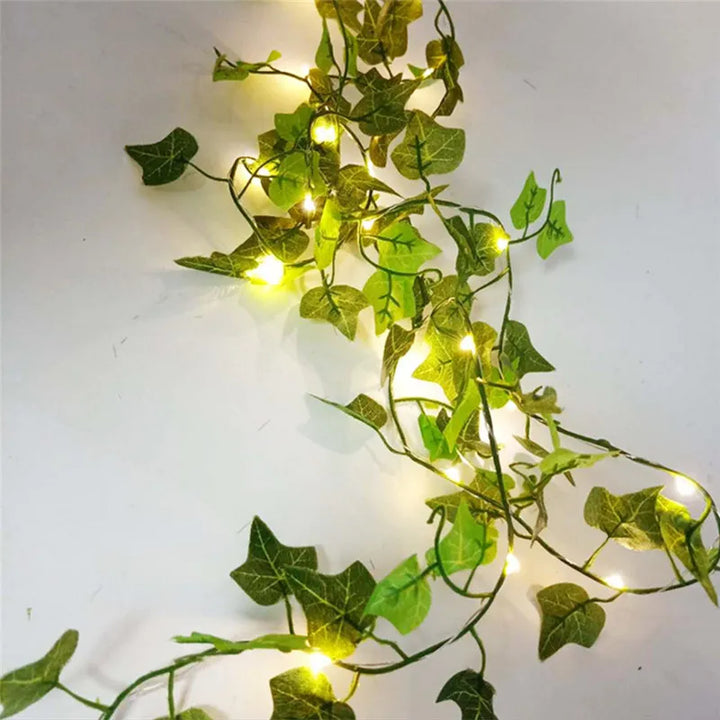 Garden vine LED string lights