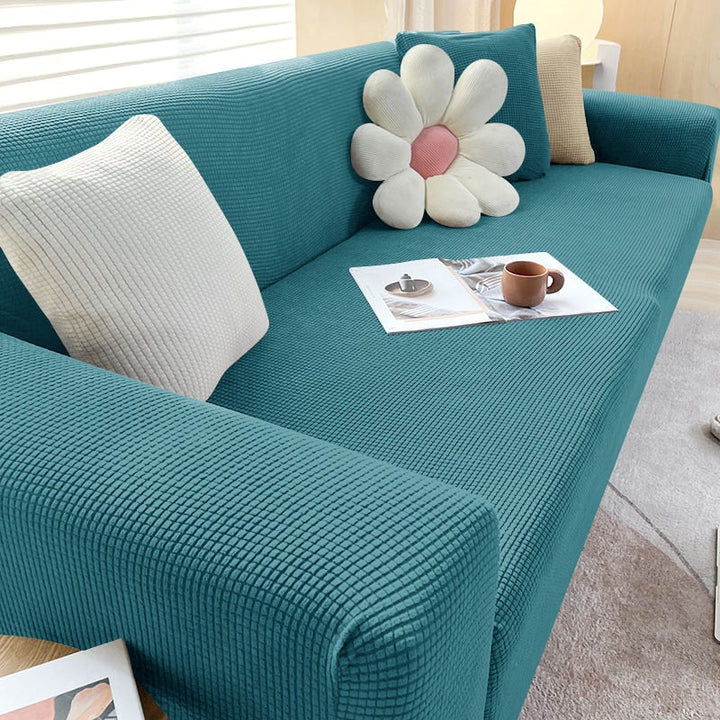 FlexiCover Elastic Sofa Cover – Protection Cover for Corner Sofas and Standard Sofas