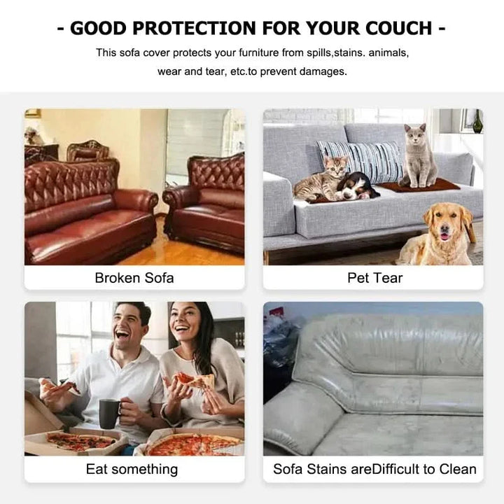 CushionWrap - Elastic, non-slip sofa covers