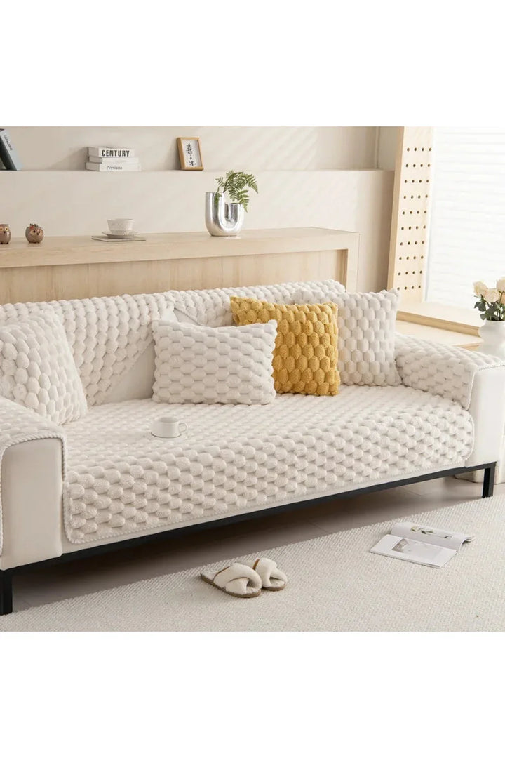 Velvet sofa cover |
