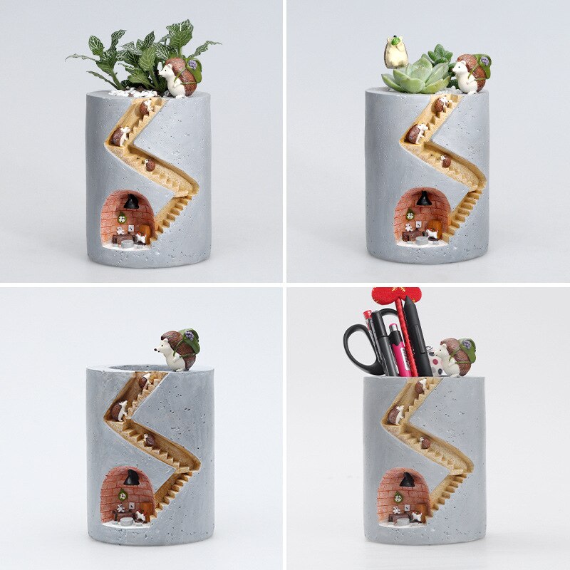 Fantastic Fusion: Unique Artistic Resin Flower Pots