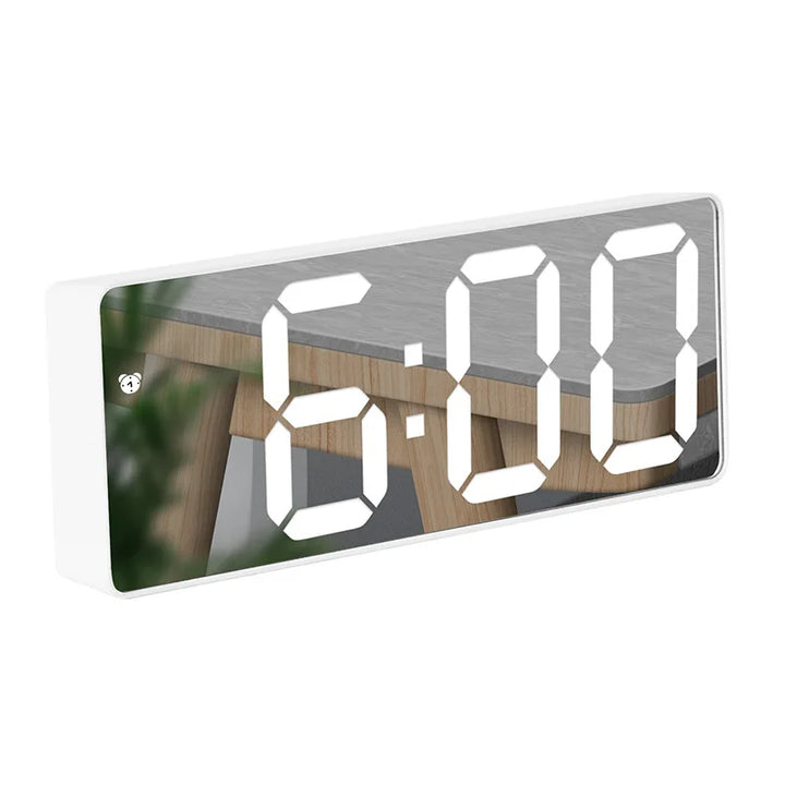 Intelligent mirror with alarm for a better start to the day