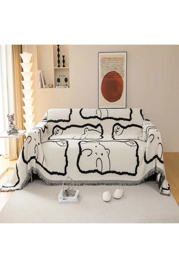 Living room sofa cover |