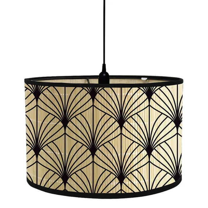 Art Deco Drum Lampshade
