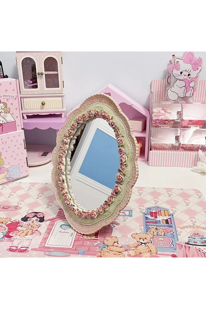 large standing Baroque mirror |