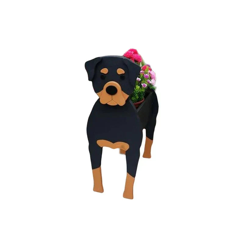 Flower Pot - Pawsome - Dog Plant Container - Various Breeds