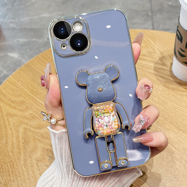 Bear Lover colourful 3D Doll Phone Case