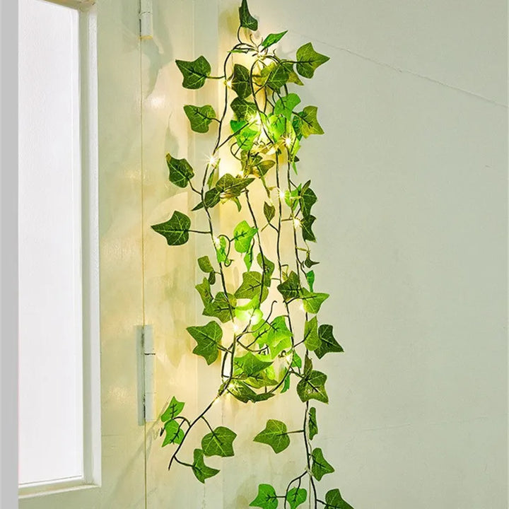 Garden vine LED string lights