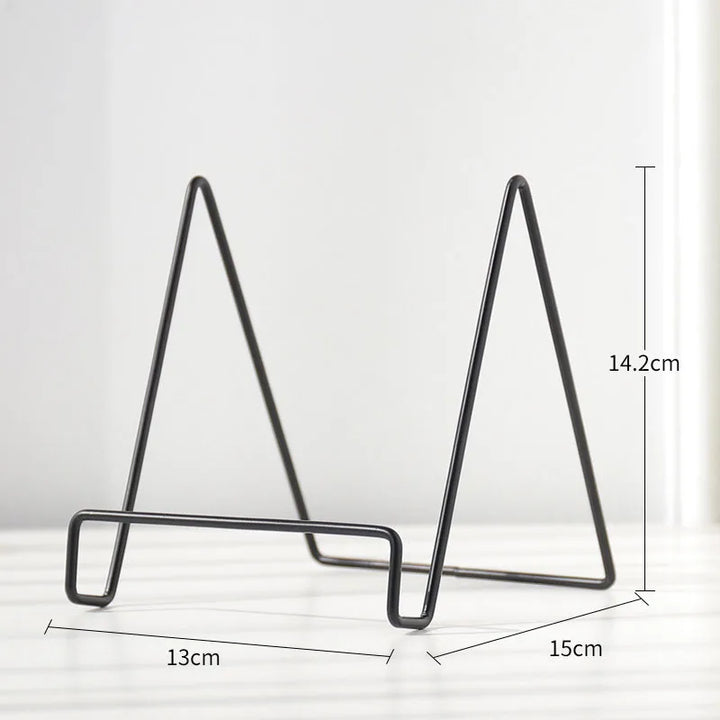 Iron Art Multi-Use Display Stand: Versatile magazine, dish, picture, and photo album stand for home decor