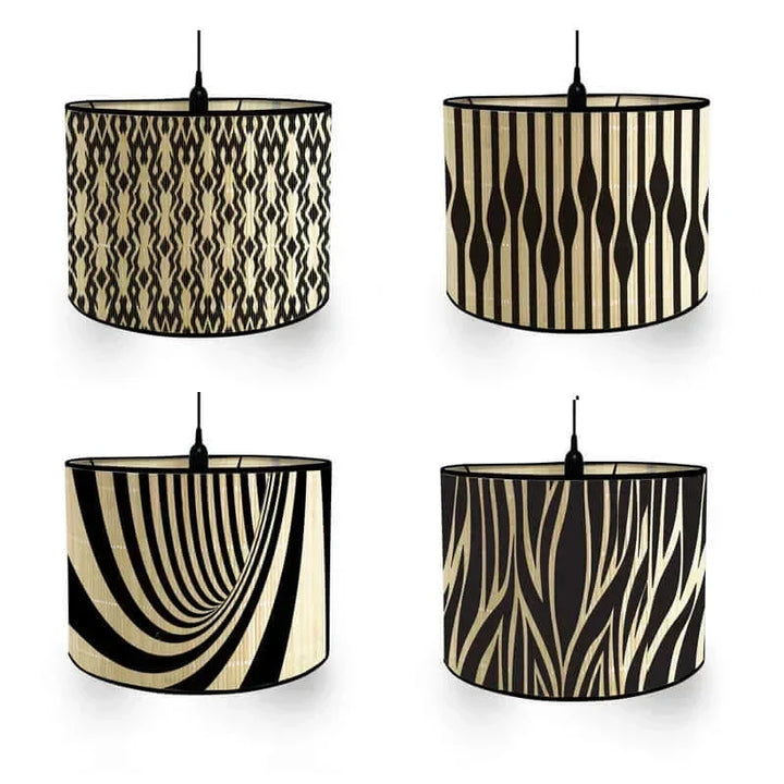 Art Deco Drum Lampshade