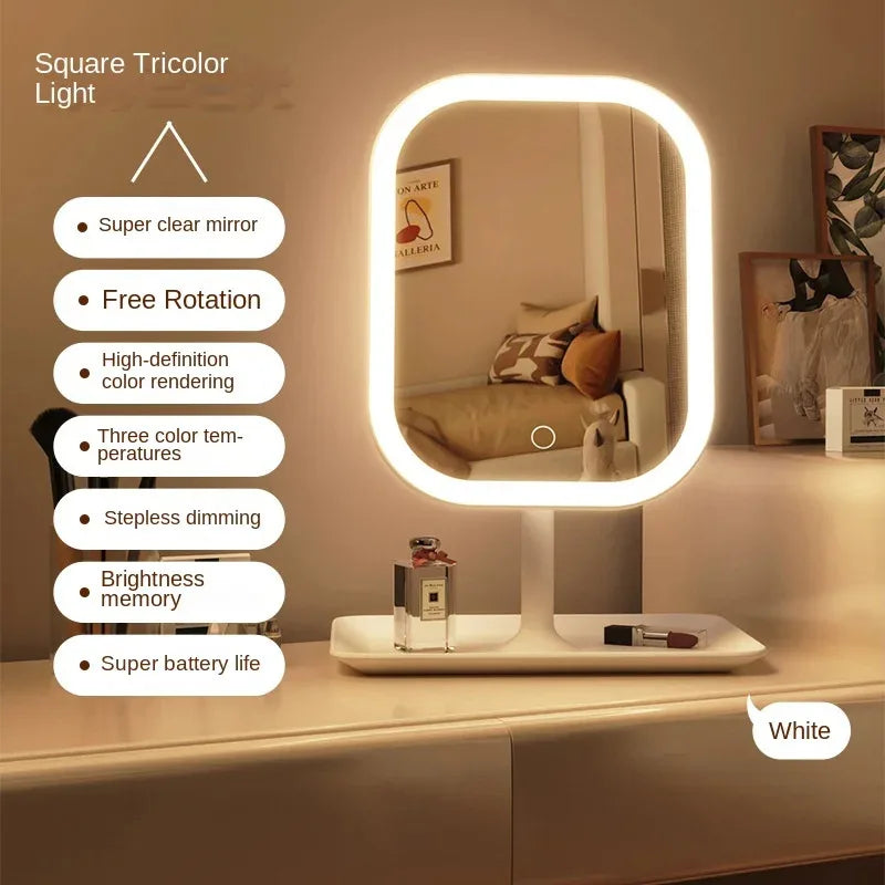 LED Makeup Mirror Lumiéra | 3 Light colours | Touch Control | Modern Design