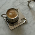 Stainless Steel Coffee Cup and Tray
