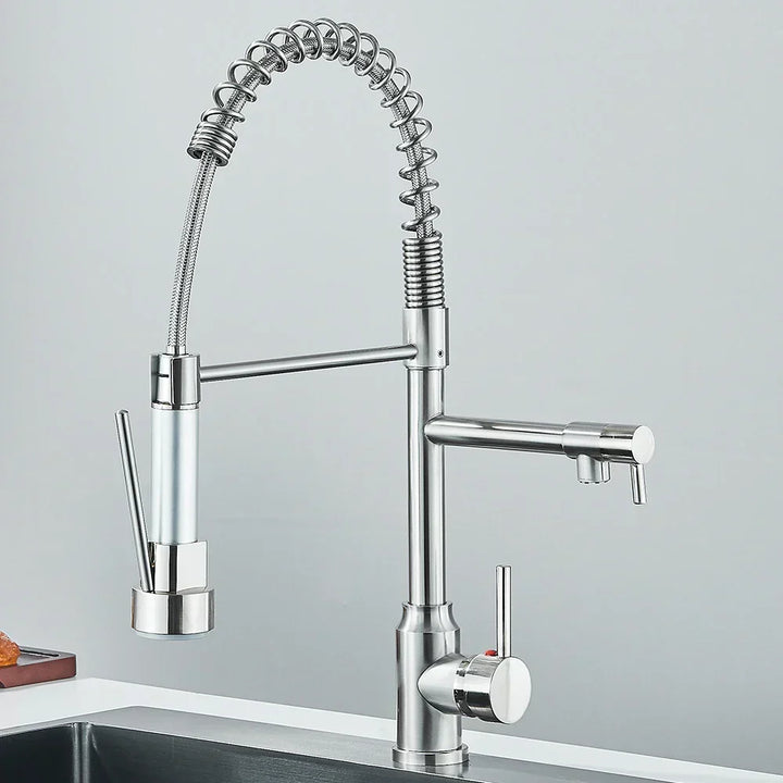 SpringFlow – Kitchen faucet with dual outlet