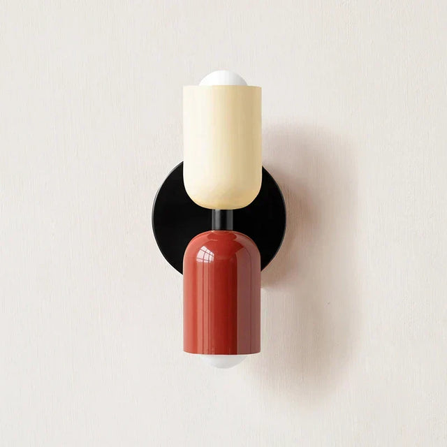 Double Head Wall Lamp Black Base