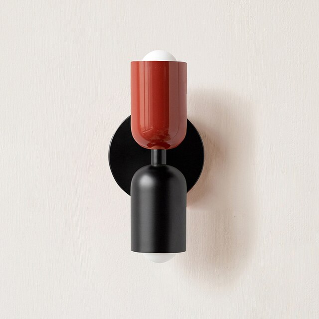 Cream Double-Head LED Wall Lights