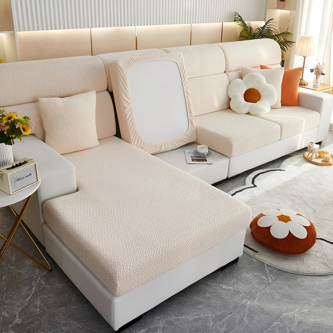 Elastic Sofa Cover – Water-Repellent and Tailored | Protective Cover Made from Stretch Fabric |