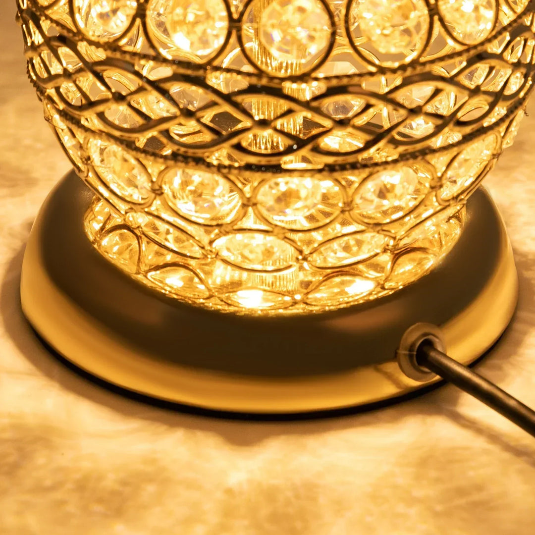 Modern Crystal Luxury Decorative Nightstand Lamp