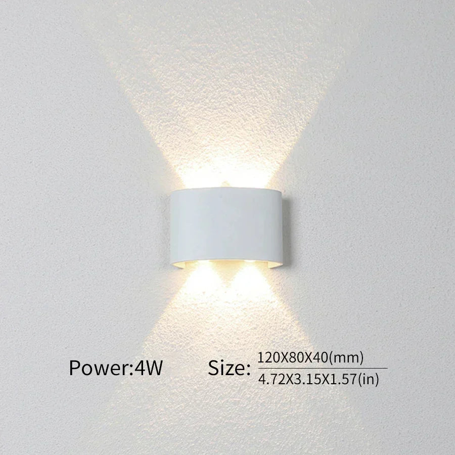 Modern lighting, indoor or outdoor: The versatile LED wall lamp