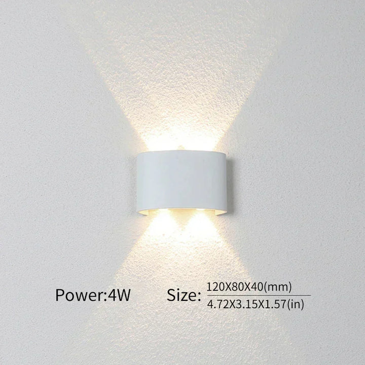 Modern lighting, indoor or outdoor: The versatile LED wall lamp