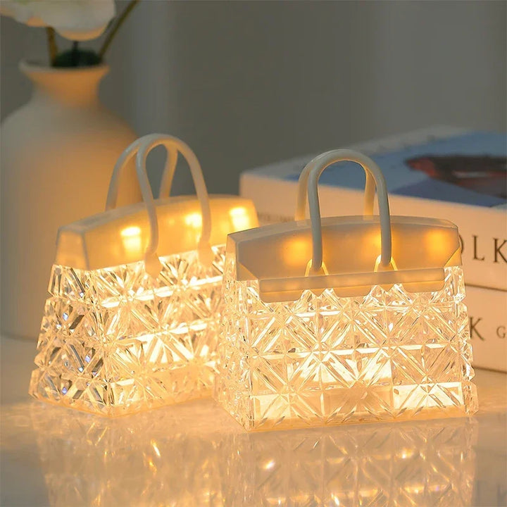 CrystalBag | Creative Acrylic Night Light in Handbag Shape