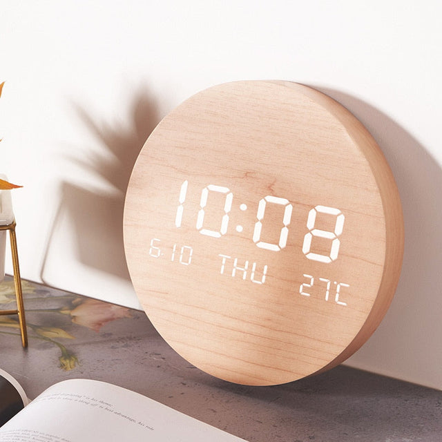 Wooden Digital Watch - Stylish Watch for Home and Office