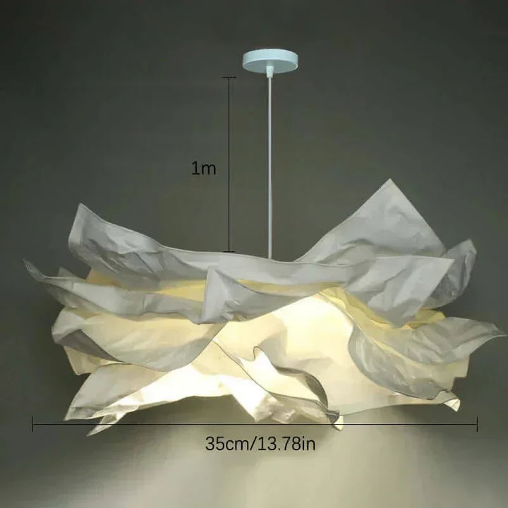 Wool-like Paper Lampshade up to 70 cm wide