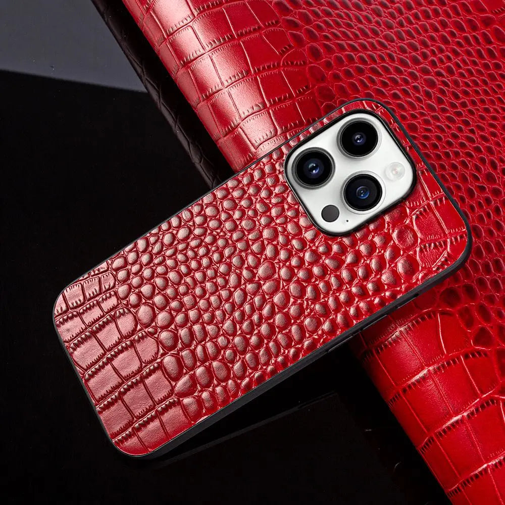 Cosmo genuine leather iPhone case