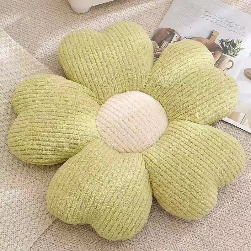 Fluffy Clover Flowers Pillow