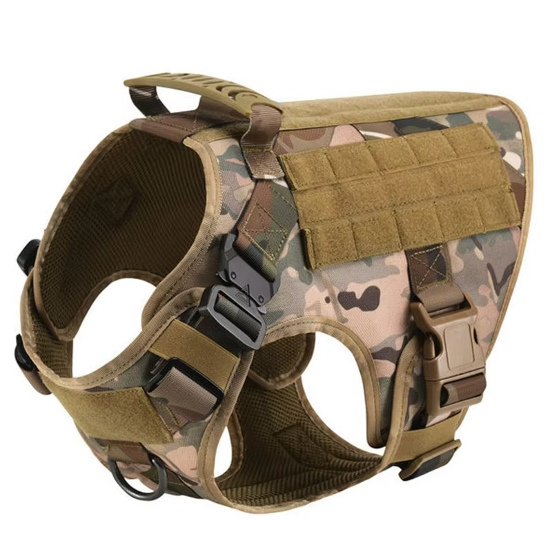 Tactical Dog Harness and Leash Set for Medium and Large Dogs
