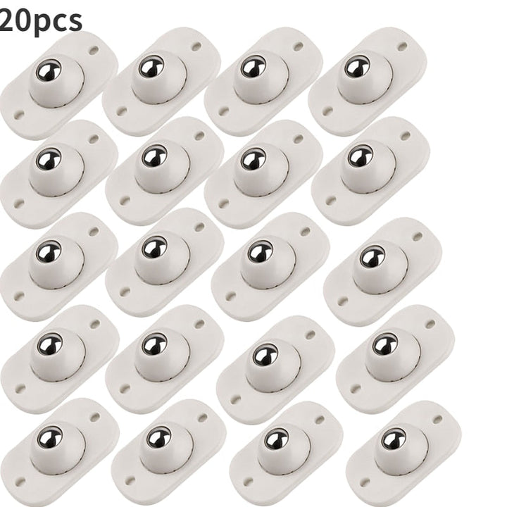 Self-adhesive small furniture wheels