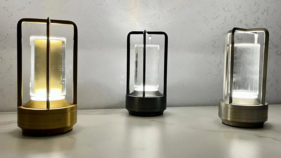 – Portable Wireless LED Lantern with Charging Station
