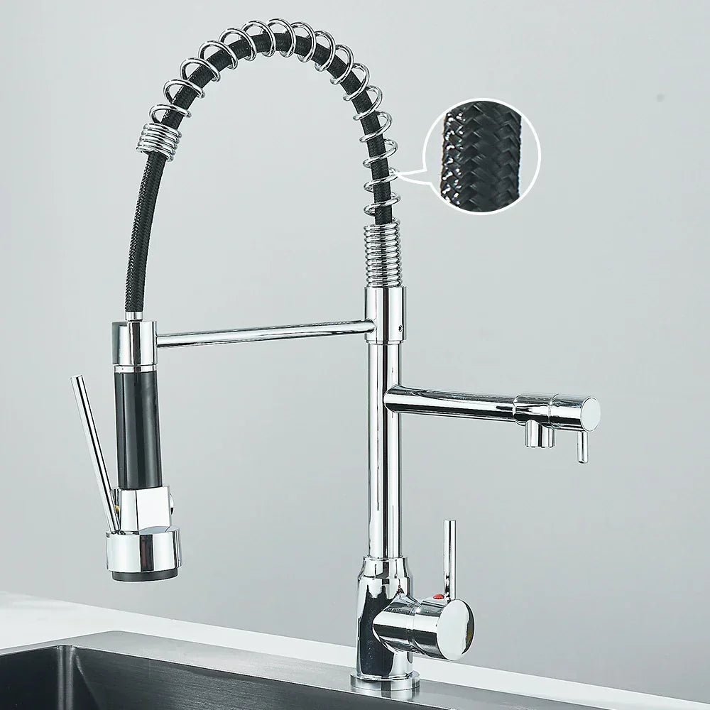 SpringFlow – Kitchen faucet with dual outlet