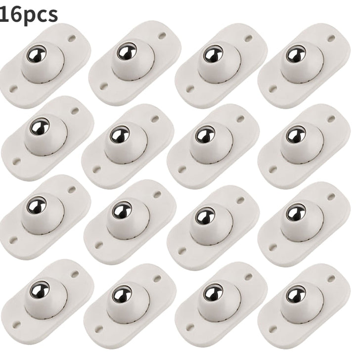 Self-adhesive small furniture wheels