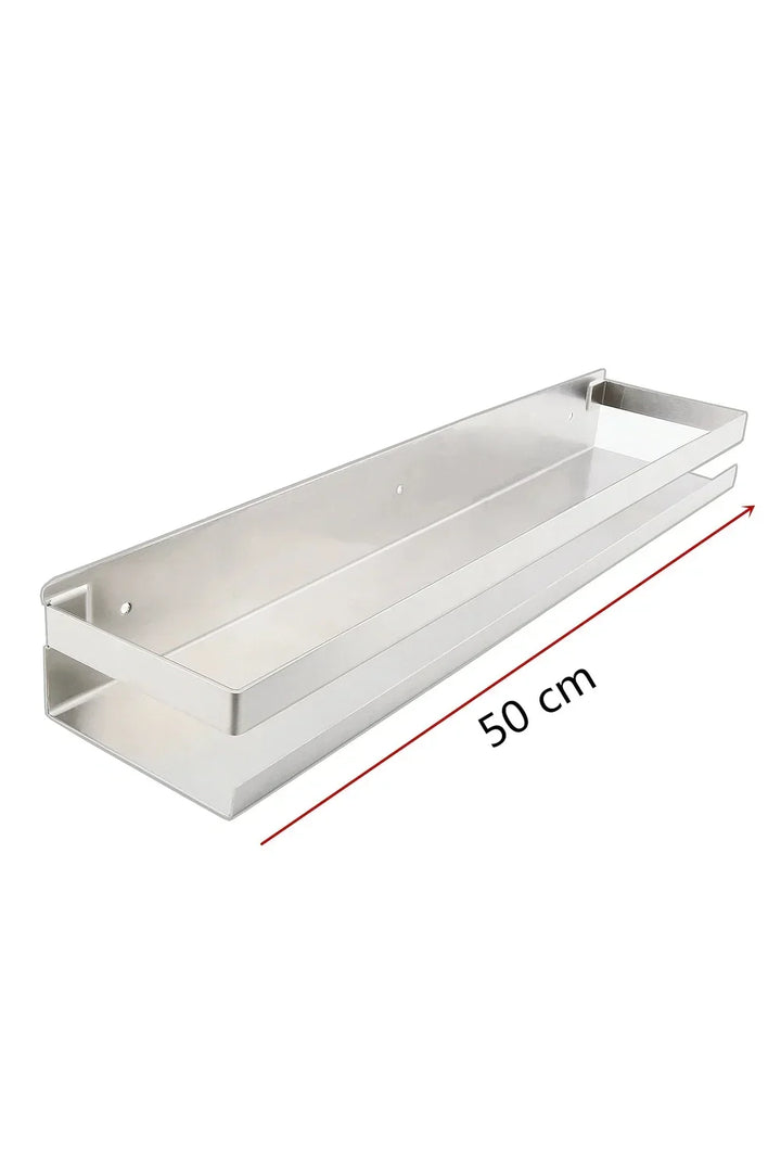 Modern black floating shelves