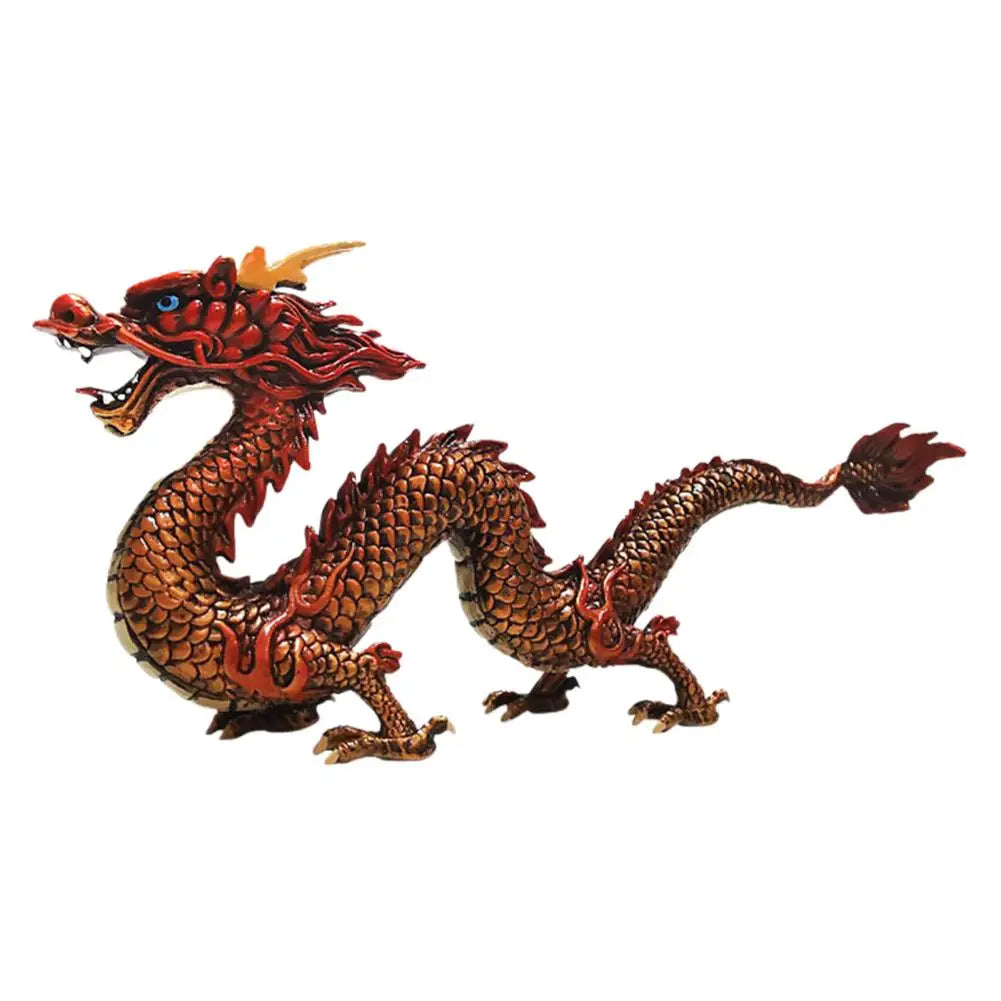 Lively Chinese Dragon Feng Shui Sculpture