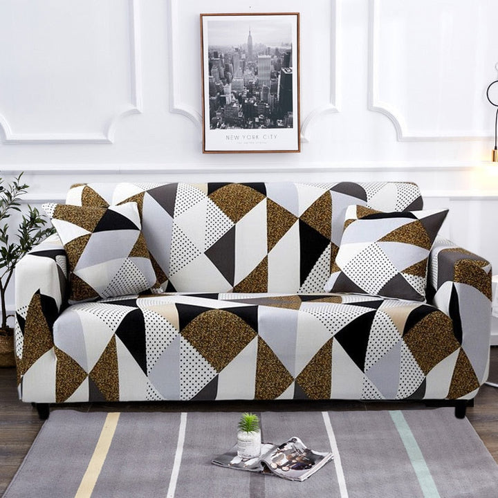 Modern Non-slip colourful Elastic Sofa Cover |