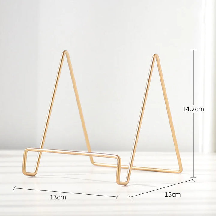 Iron Art Multi-Use Display Stand: Versatile magazine, dish, picture, and photo album stand for home decor