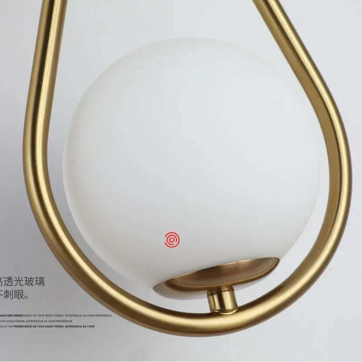 Drop Luxury Glass Balls Wall Lamp