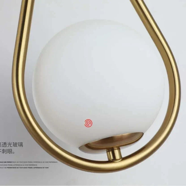 Drop Luxury Glass Ball Wall Light