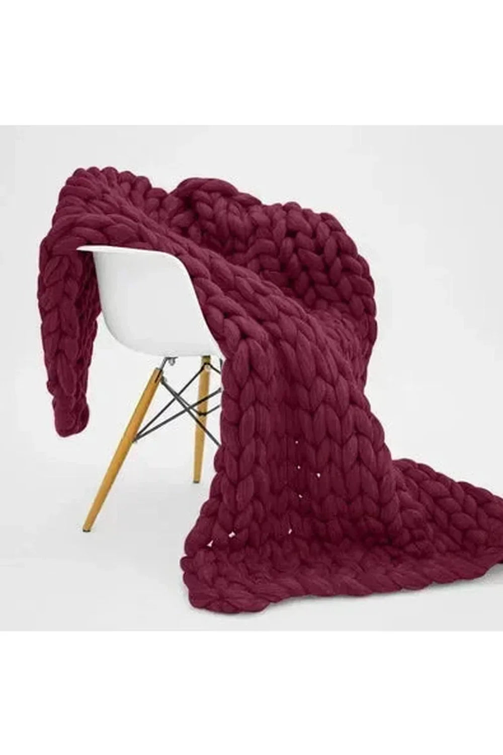 Cozy Knit Chunky Blanket