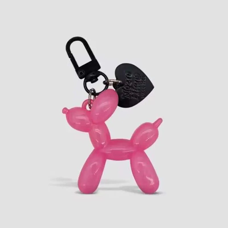 Balloon dog keychain