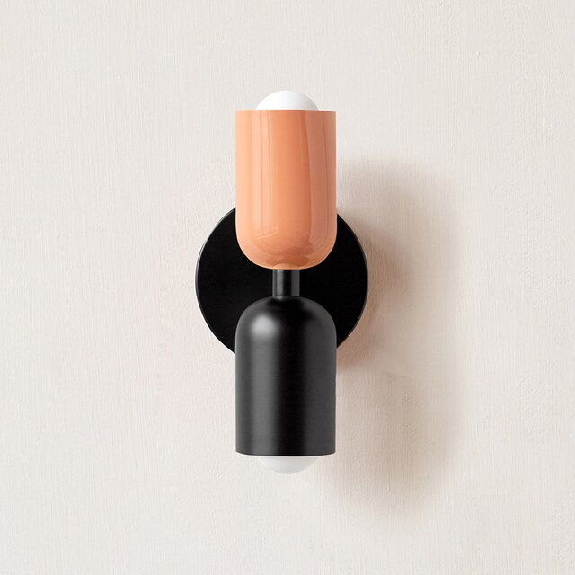 Cream Double-Head LED Wall Lights