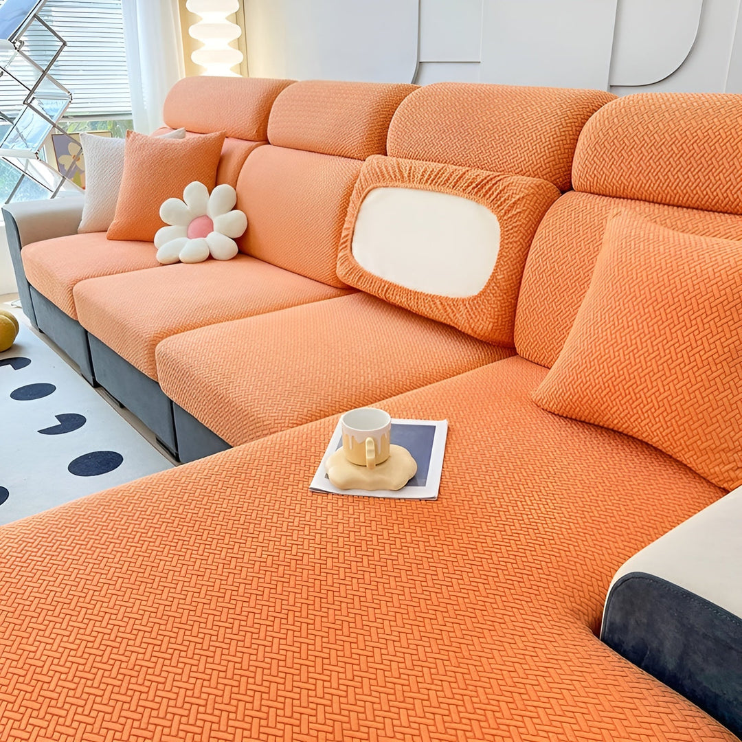 Elastic Sofa Cover – Water-Repellent and Tailored | Protective Cover Made from Stretch Fabric |