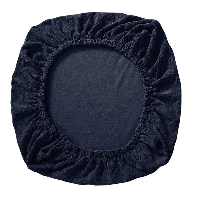Spandex elastic office chair cover Jacquard seat covers pineapple mesh fleece protective cover elastic computer seat protector