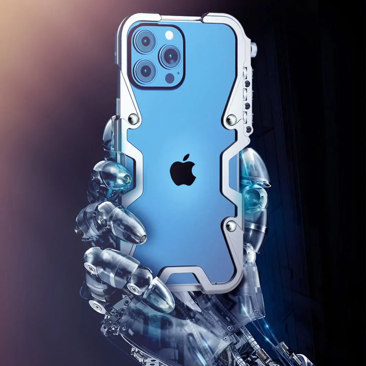 Tactical Grip Shockproof Alloy Frame iPhone Case