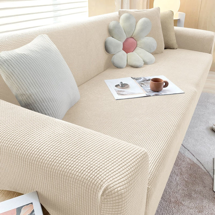 FlexiCover Elastic Sofa Cover – Protection Cover for Corner Sofas and Standard Sofas
