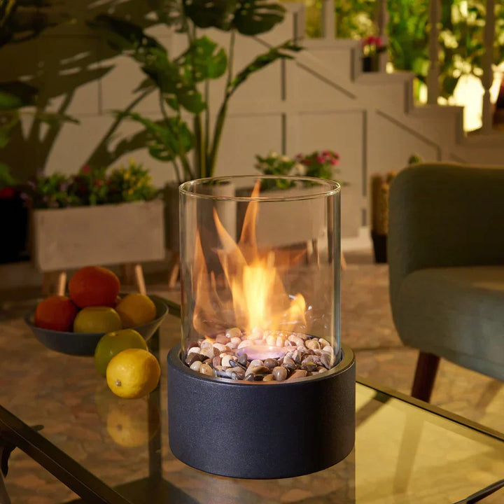 Portable fire bowl for a cozy atmosphere | Elegant &amp; modern table fire bowl - Shakti